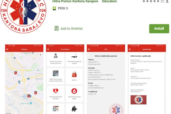 Prva Hitna medicinska pomoć u Evropi koja ima svoju aplikaciju